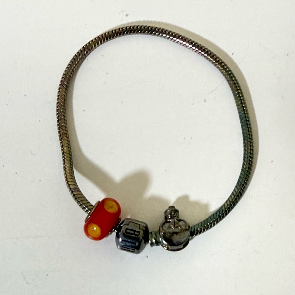 Biagi Silver Charm Bracelet